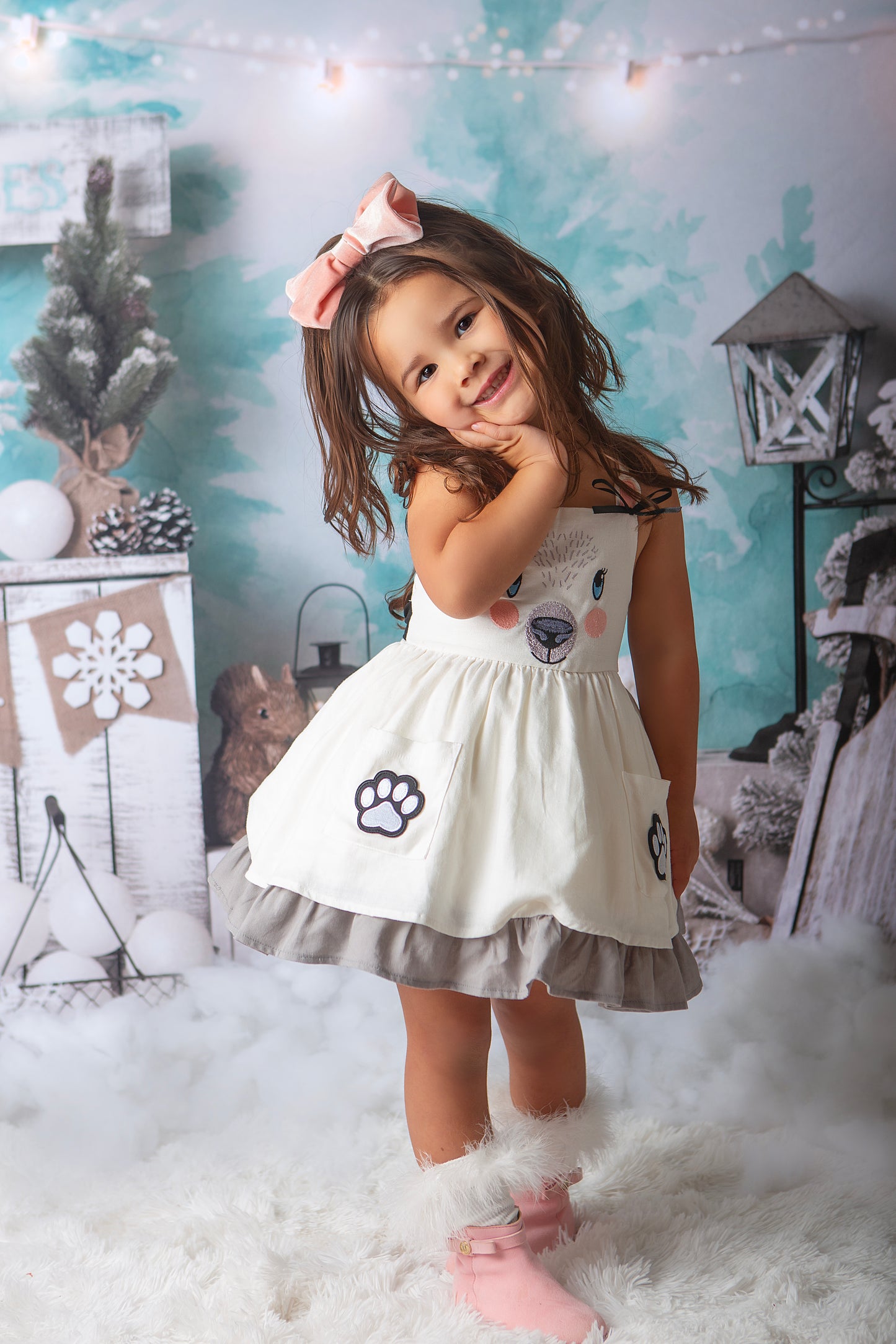 Polar Pals Dress Set