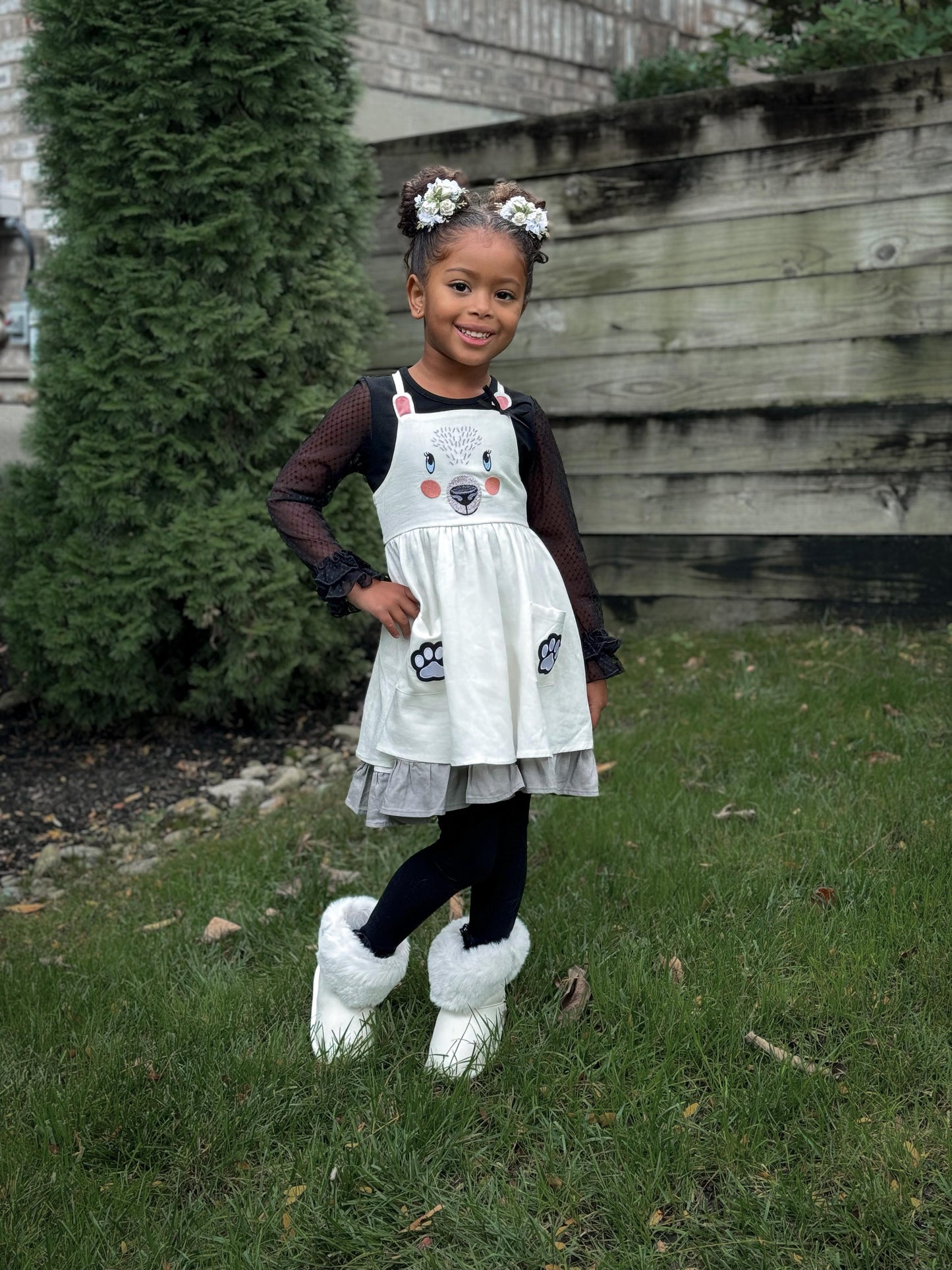 Polar Pals Dress Set