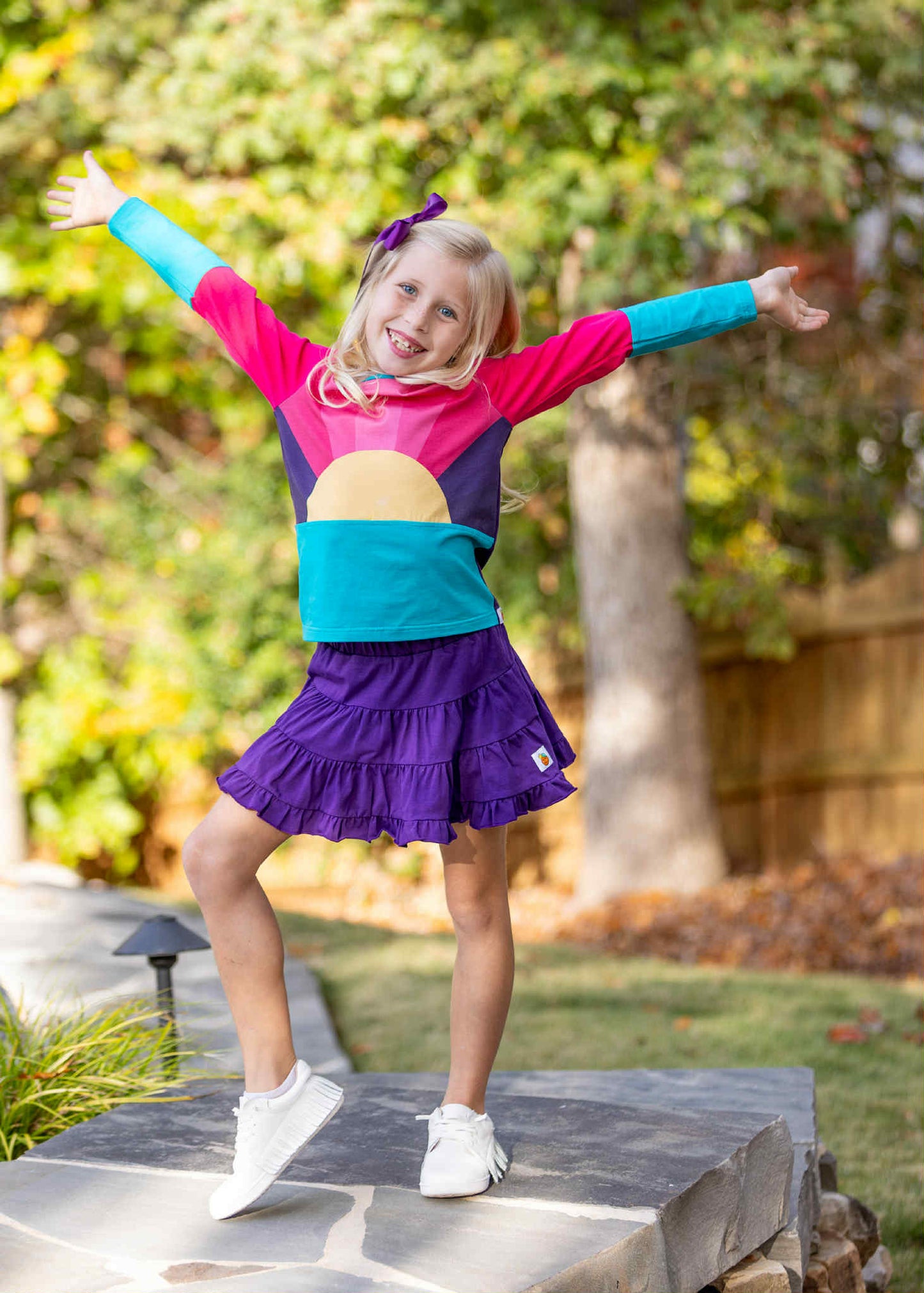 Royal Purple Skort