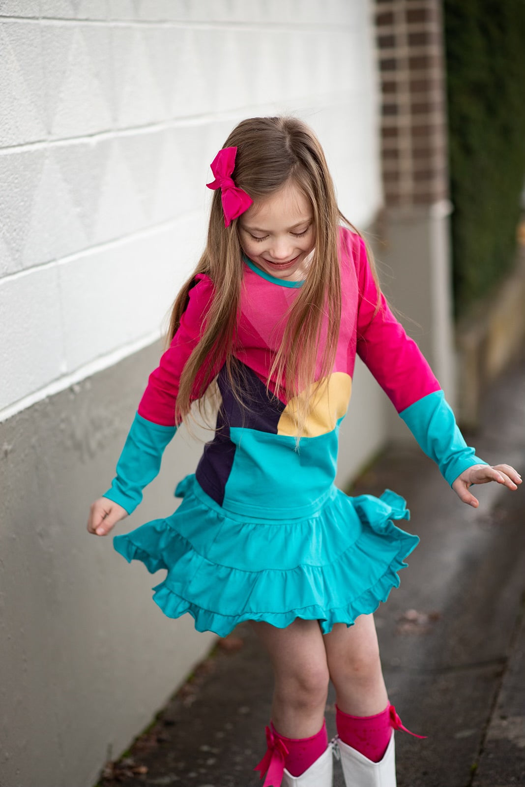 Bright Teal Skort