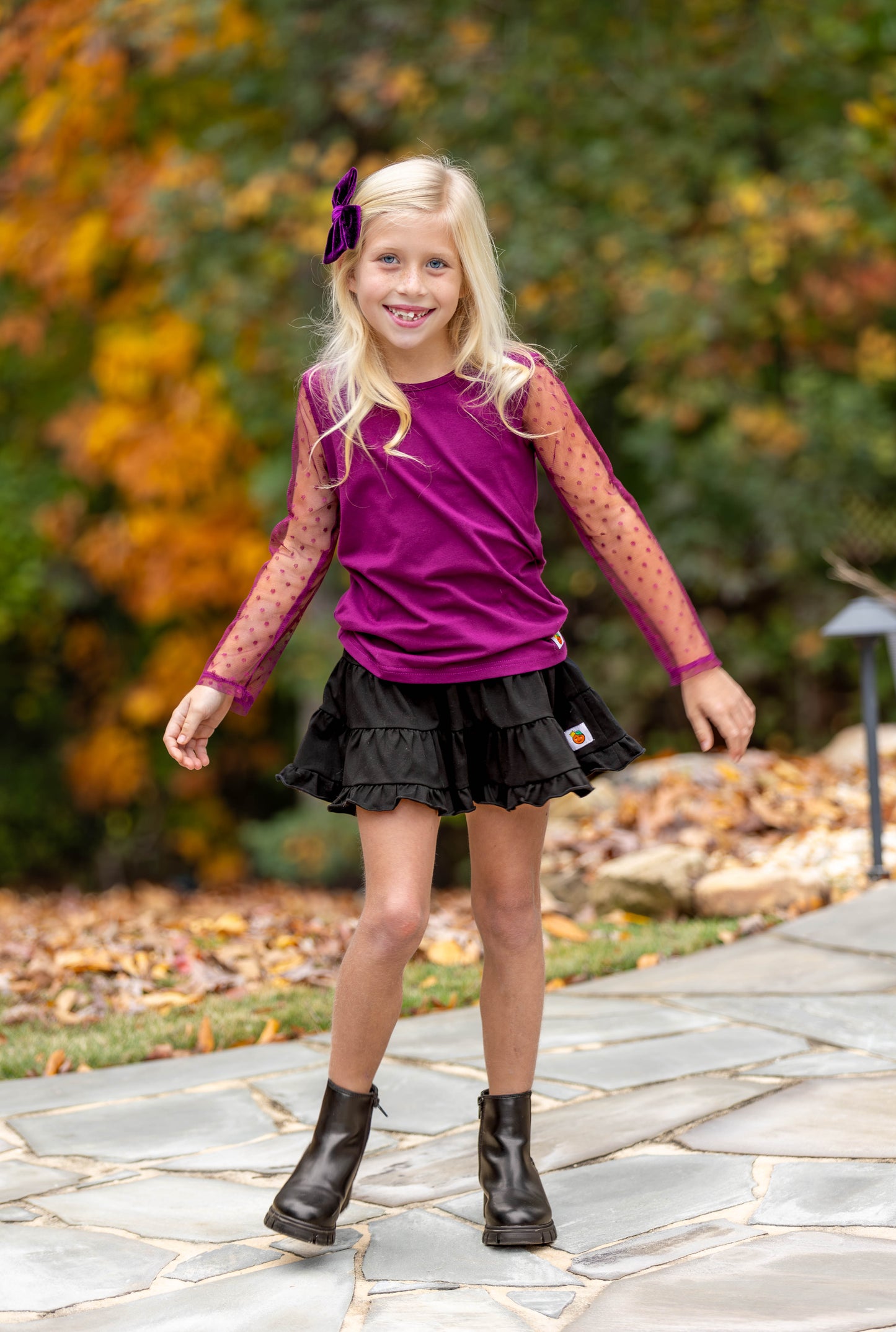 Classic Black Skort
