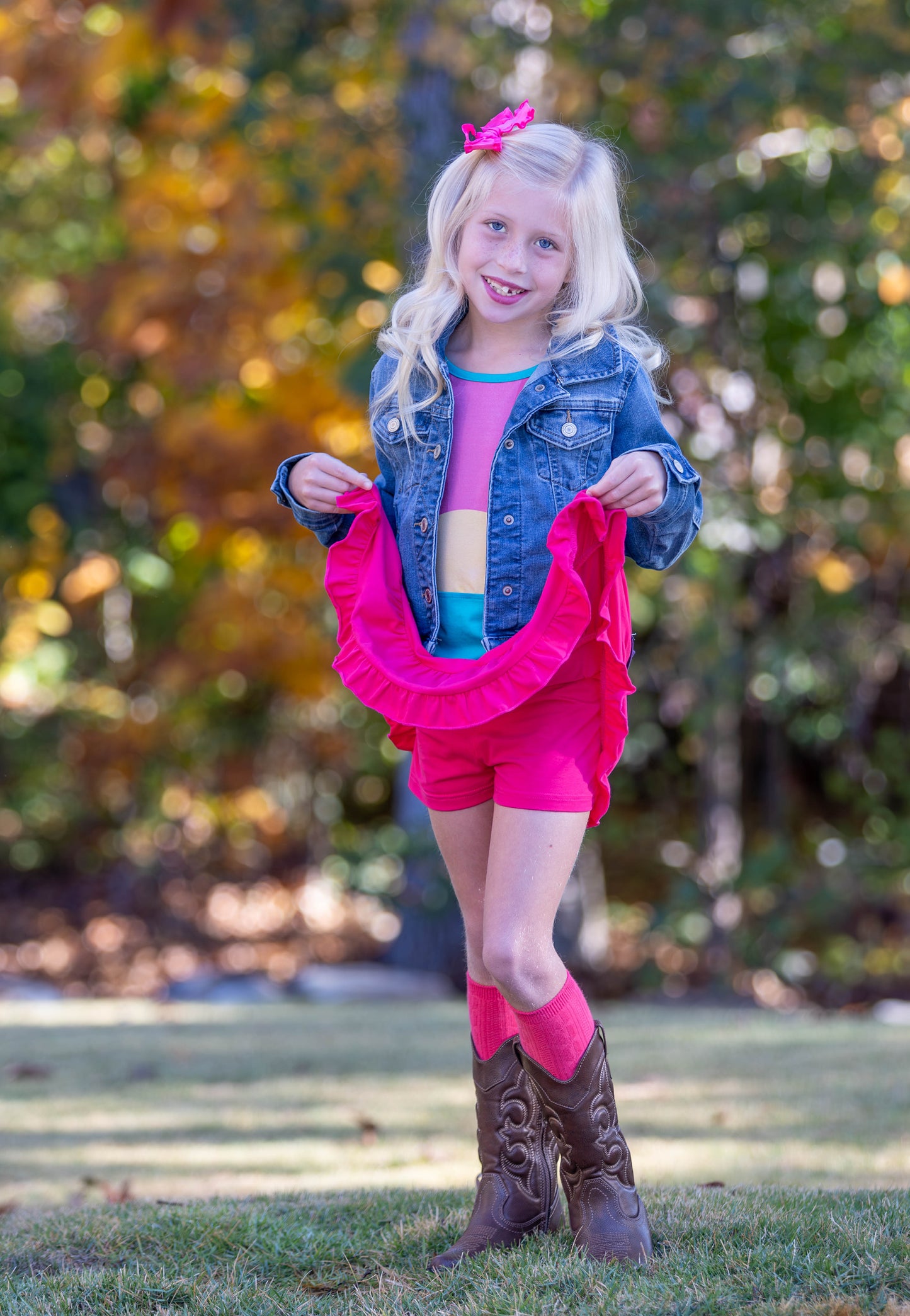 Hot Pink Skort