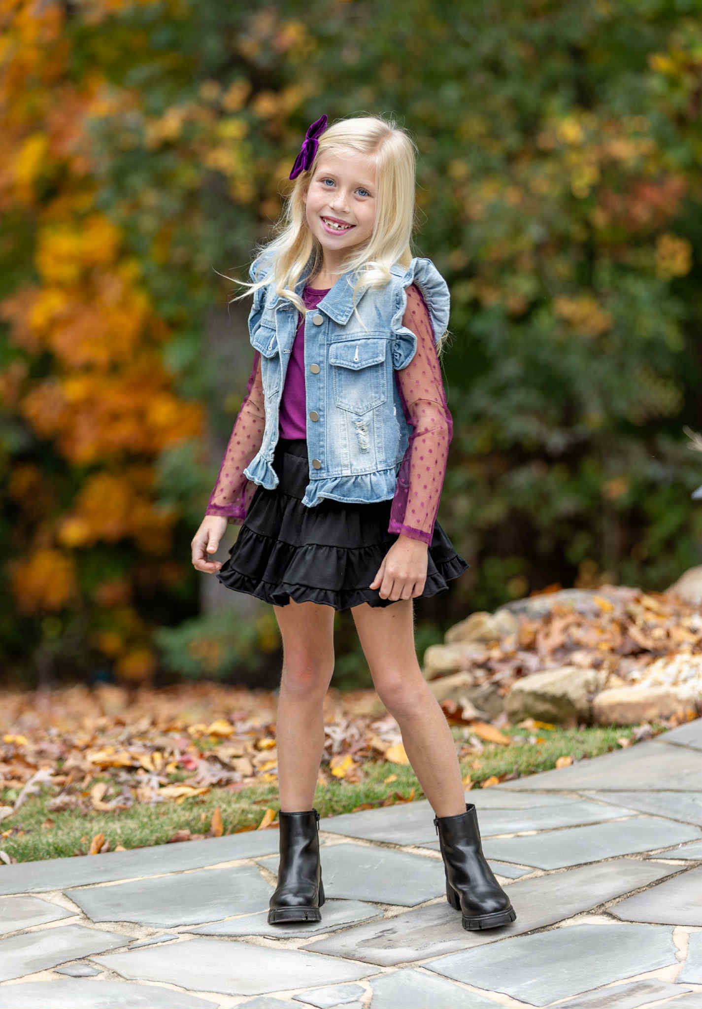 Classic Black Skort