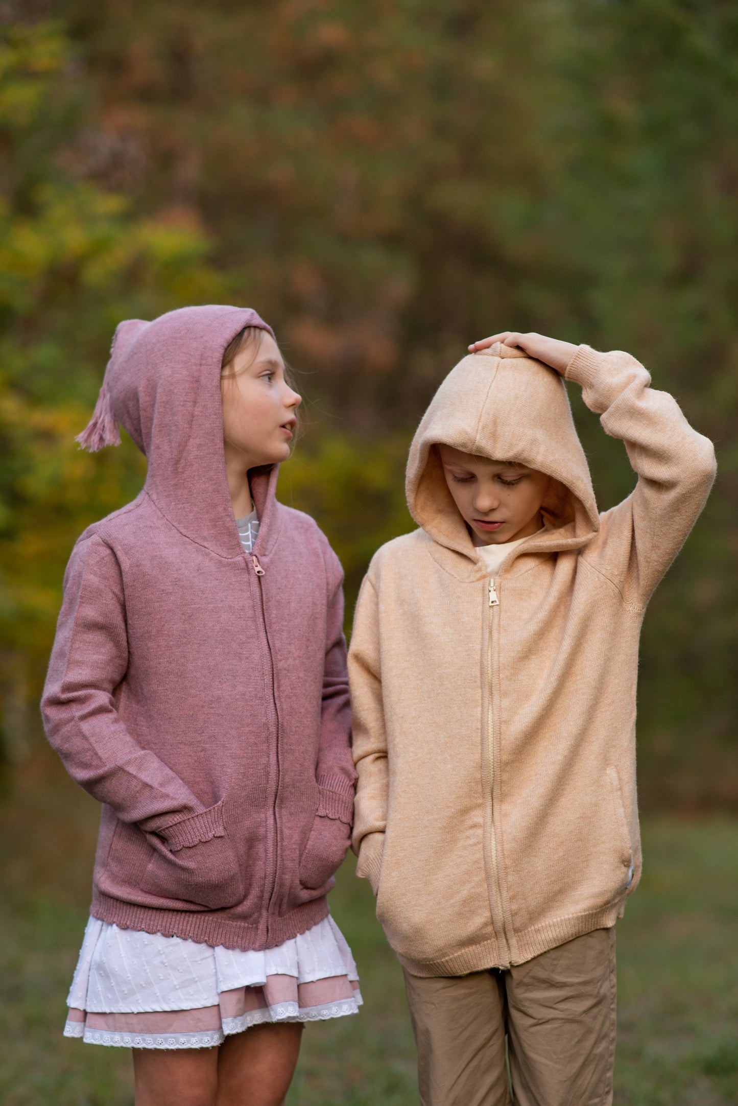 Wonderknit Oatmeal Zip-up Hoodie