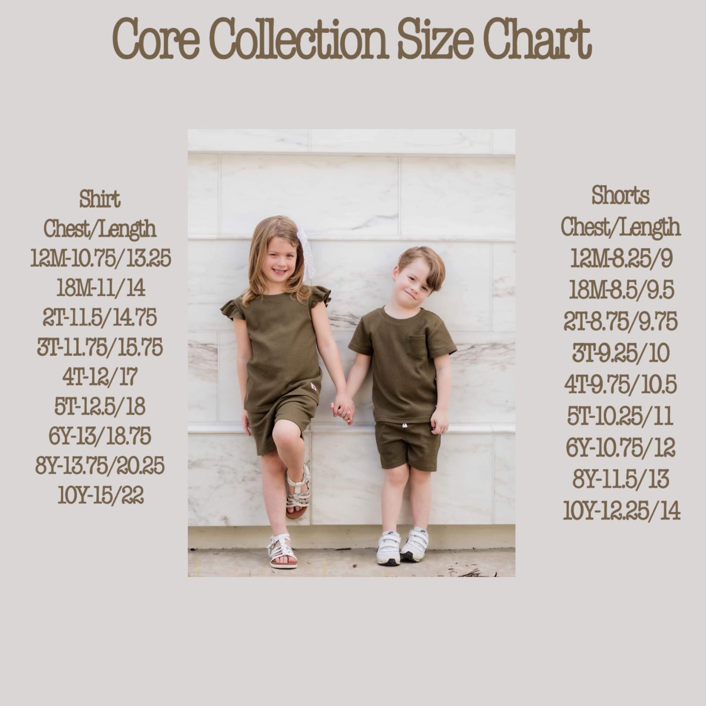 Key Lime Waffle Short Set - Unisex