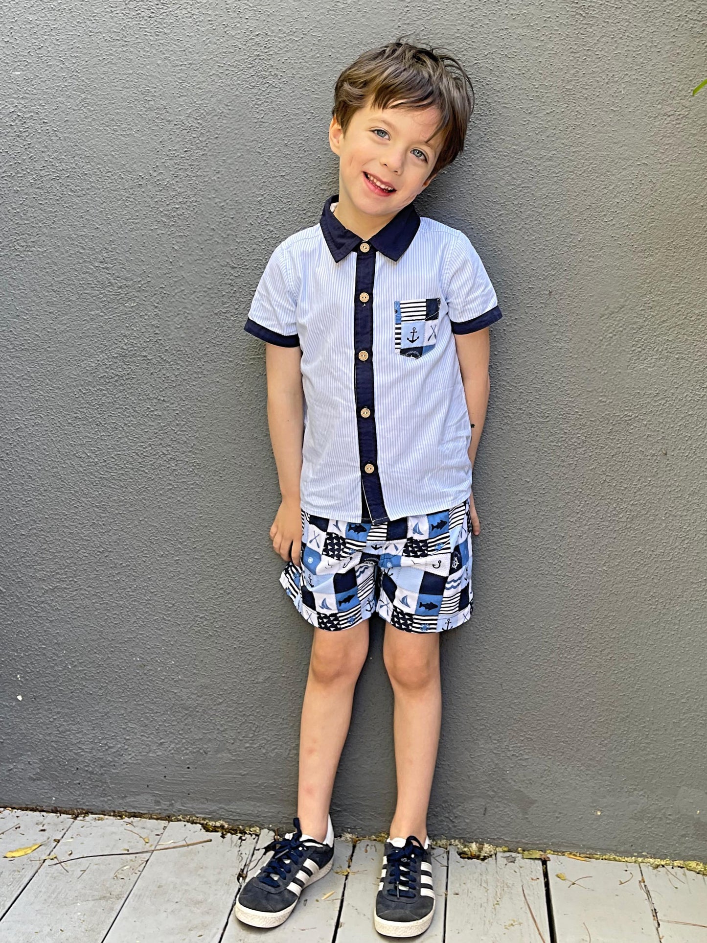 Anchors Away Shirt/Short Set