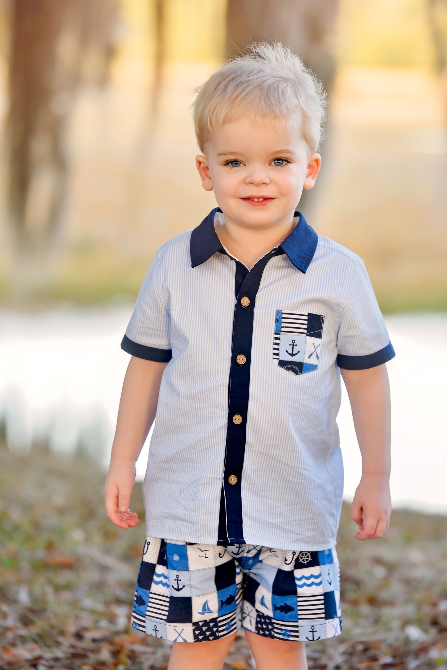 Anchors Away Shirt/Short Set