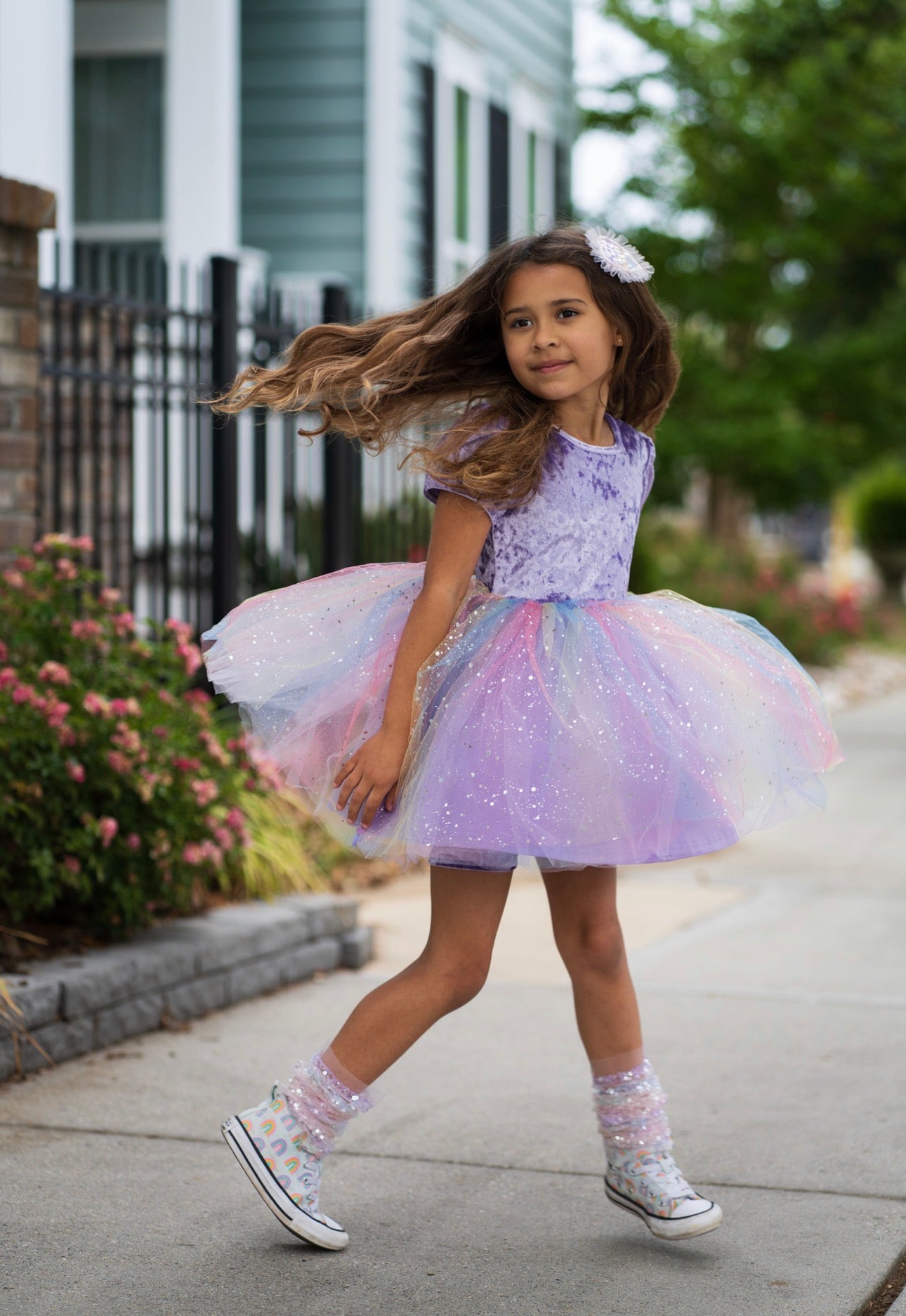 Royal Rainbow Dress Set