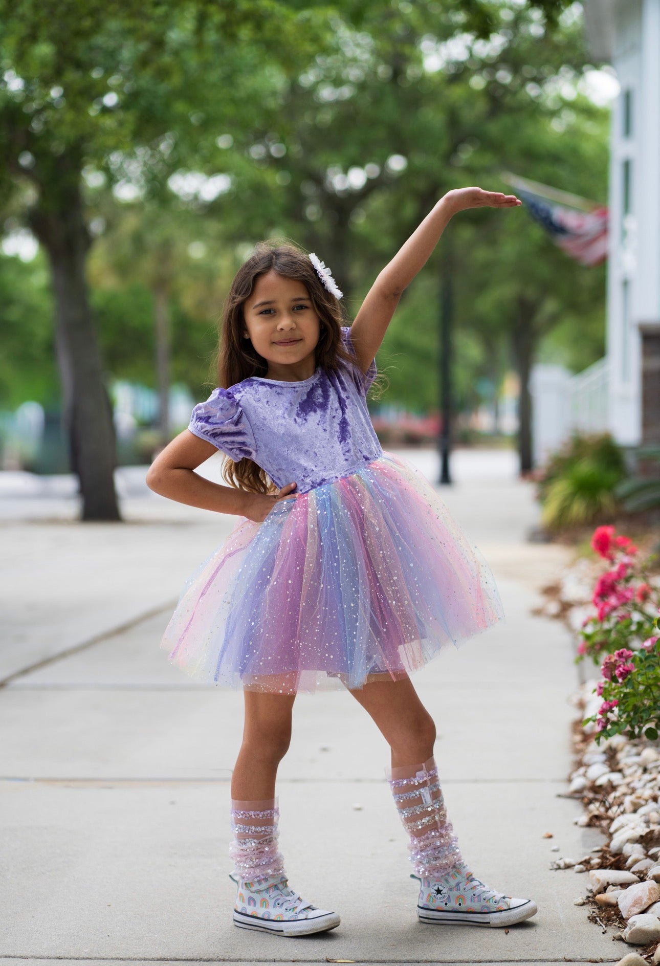 Royal Rainbow Dress Set