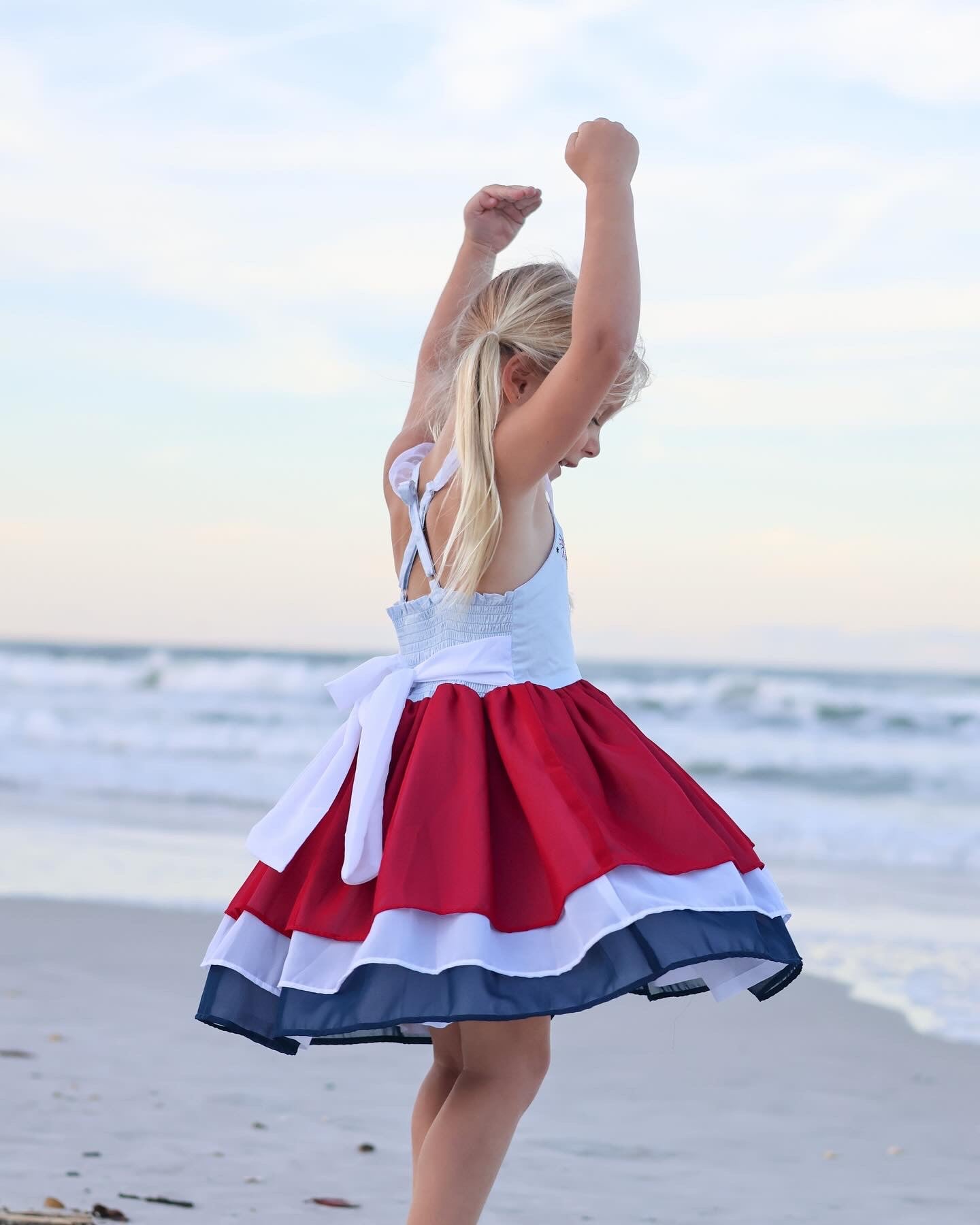 Red, White and Royal Dress Royal Orchard Clothing Red, White and Royal Dress Royal Orchard Clothing