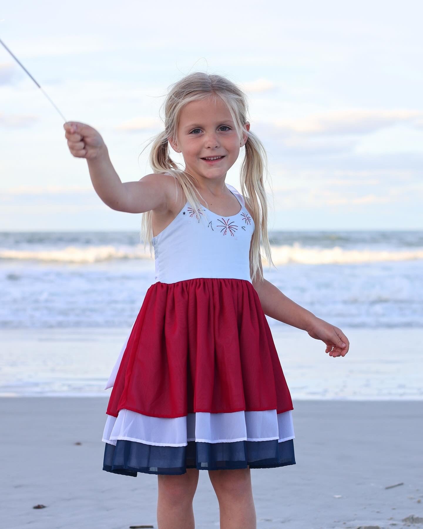 Red, White and Royal Dress Royal Orchard Clothing Red, White and Royal Dress Royal Orchard Clothing