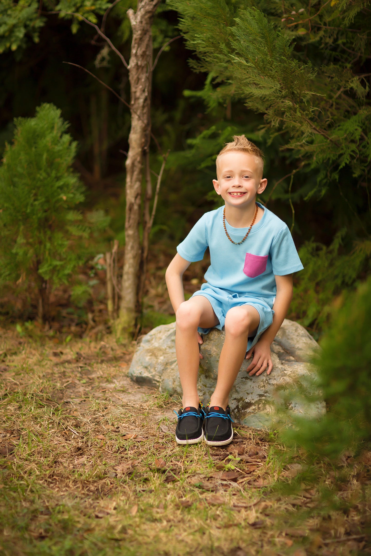 Blueberry Smoothie Shirt and Shorts Set (Unisex)
