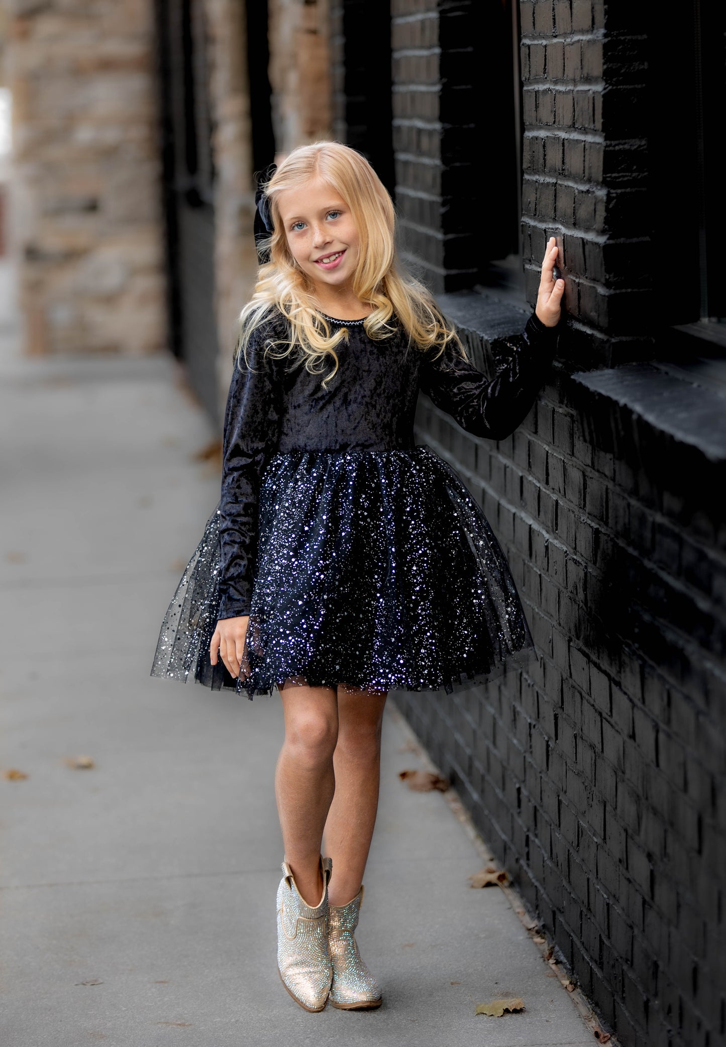 Midnight Sparkle Dress Set