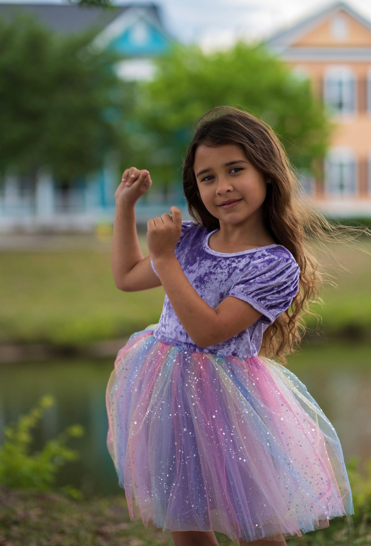 Royal Rainbow Dress Set