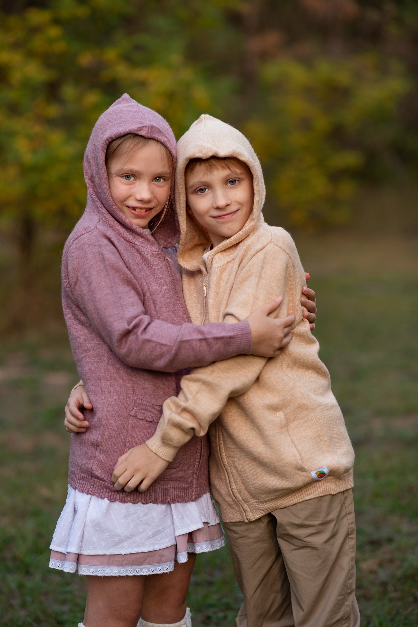 Wonderknit Mauve Zip-up Tassel-Hoodie