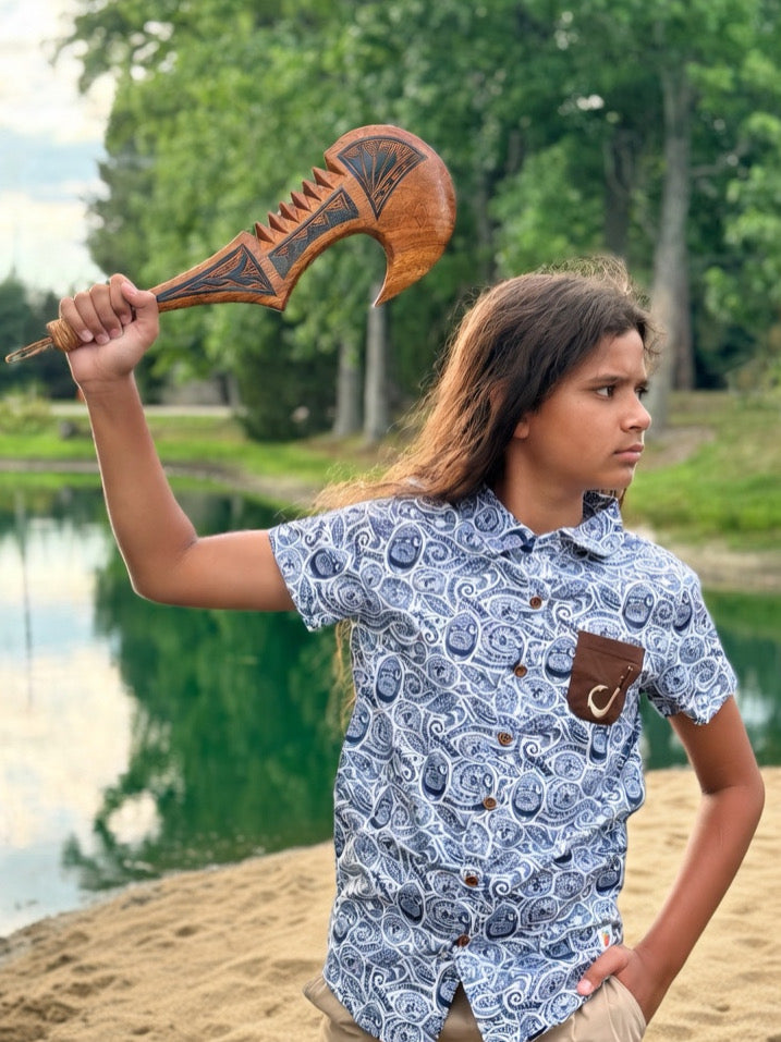 Island Vibes Button-Up Shirt