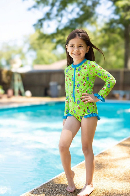 Candy Shop 3.0 One Piece Rash-Guard