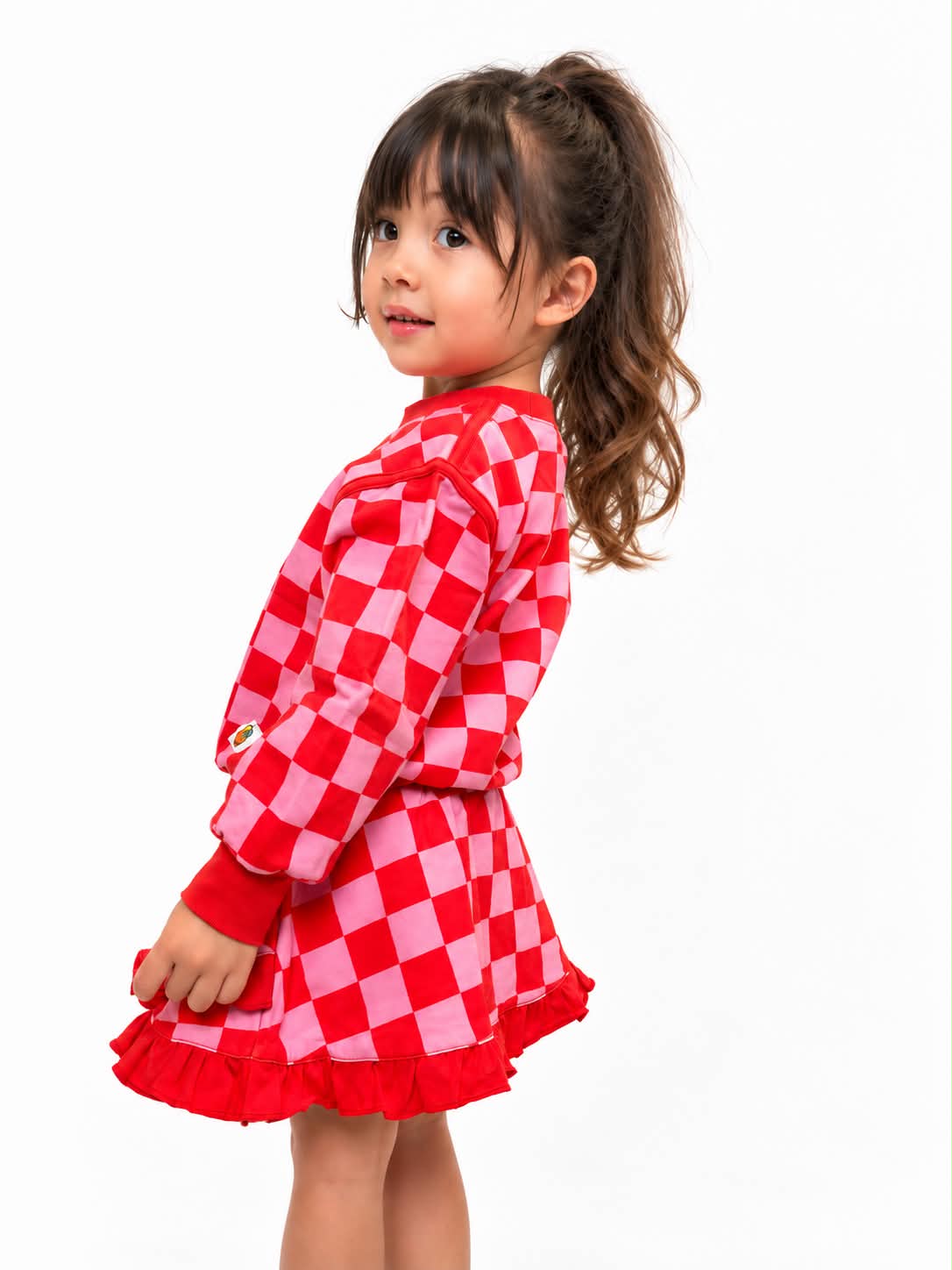 Checkmate Pink/Red Top & Skort