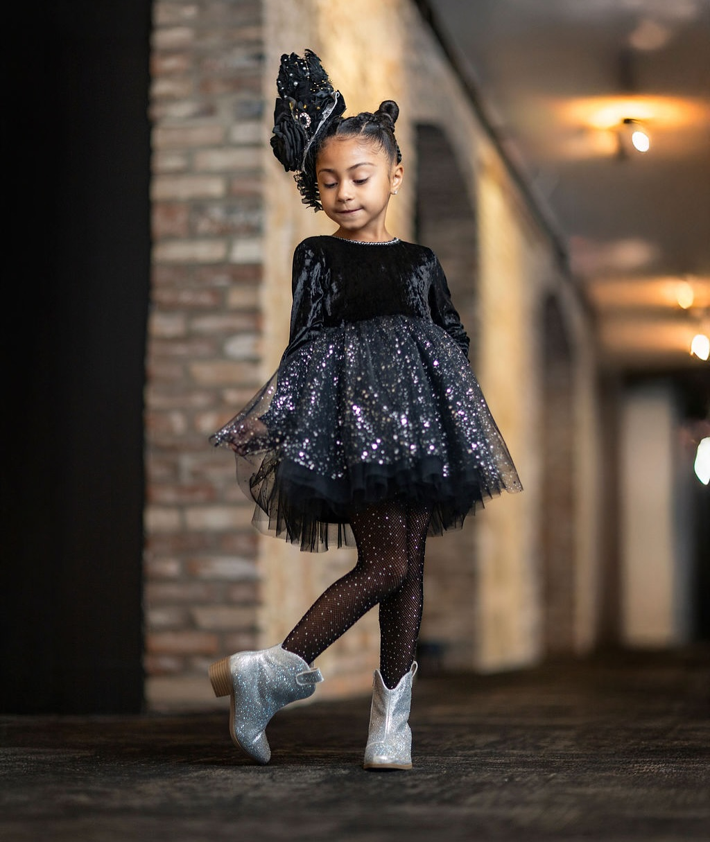 Midnight Sparkle Dress Set