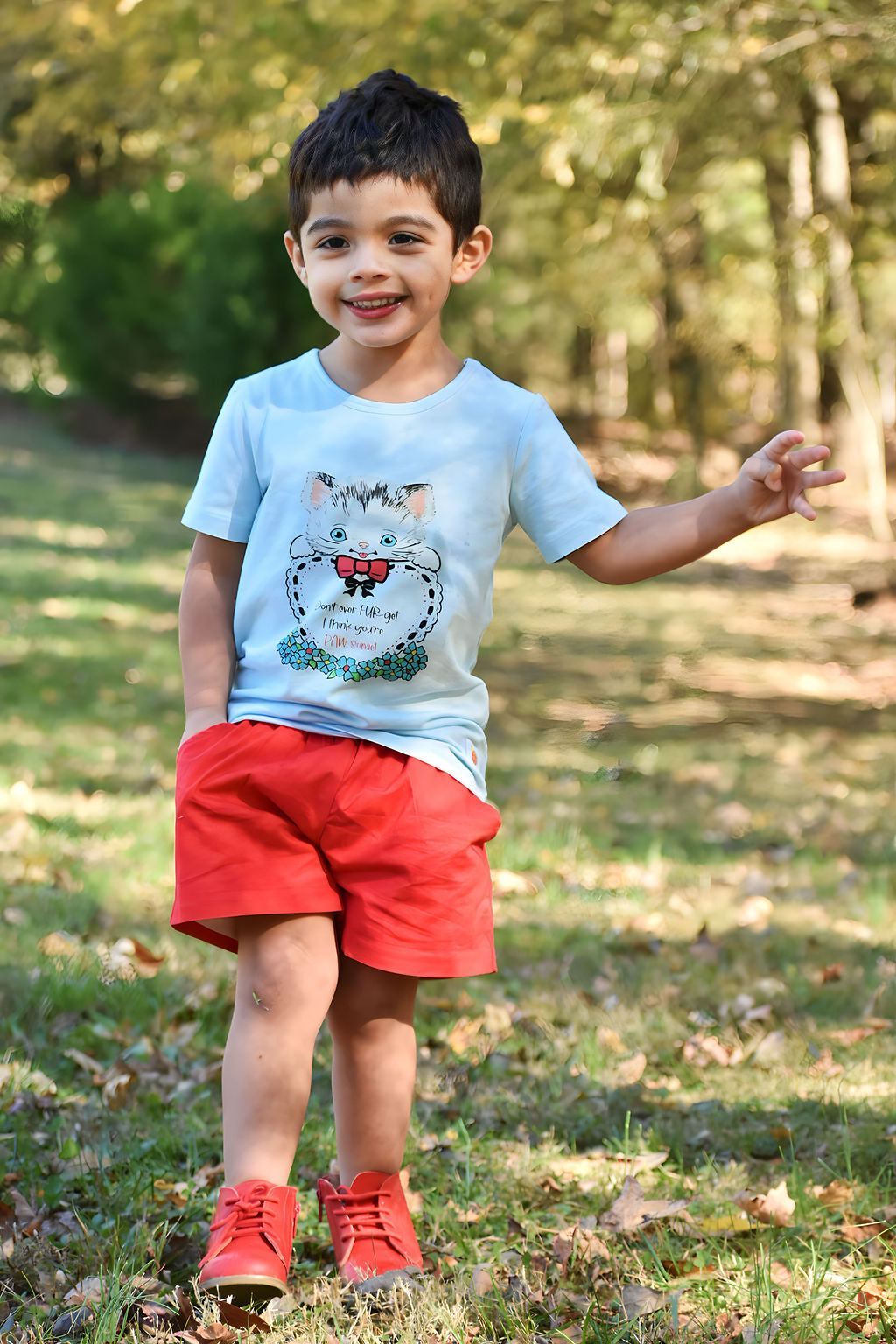 PAWsome Shirt and Shorts Set