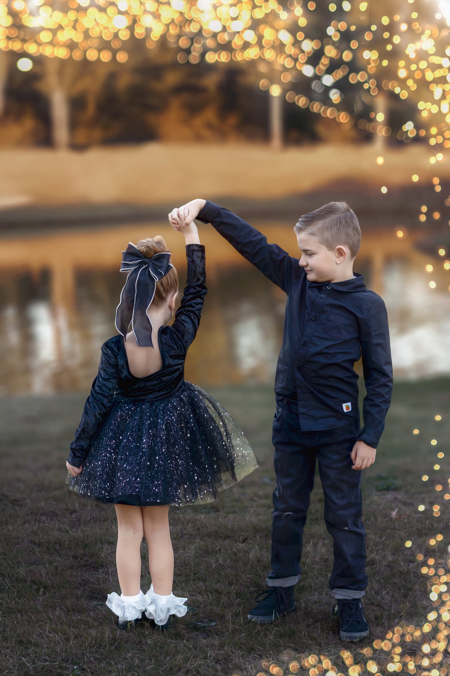 Midnight Sparkle Dress Set