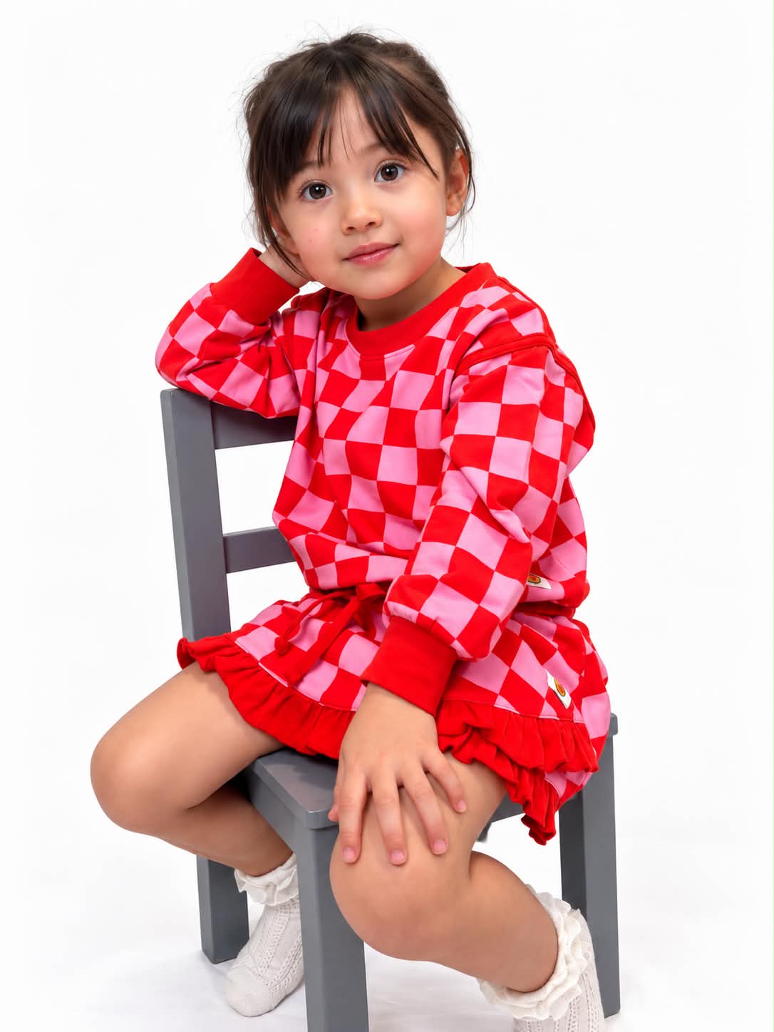 Checkmate Pink/Red Top & Skort
